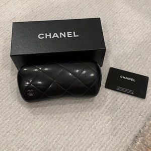 Chanel sunglasses case with box
